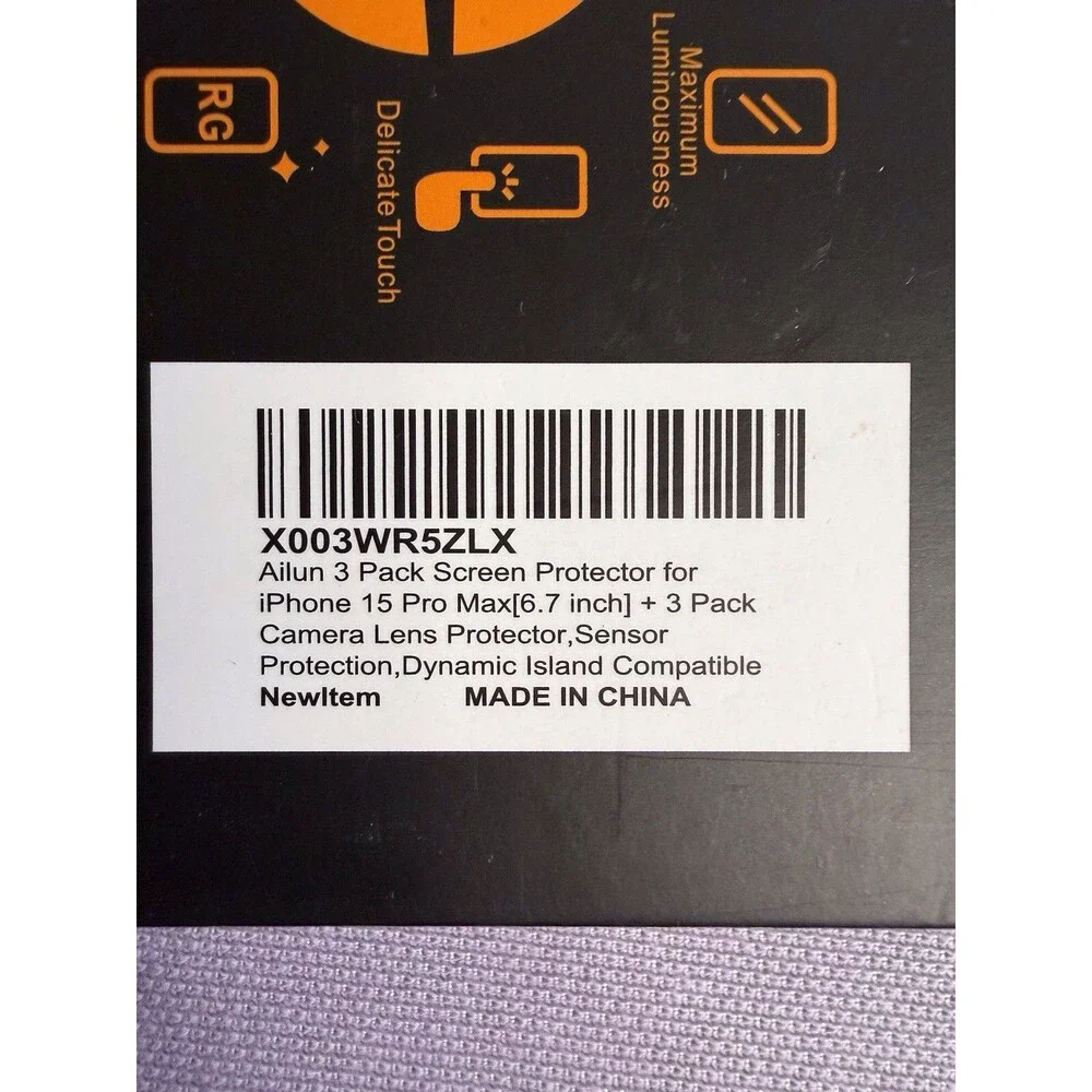 Ailun 9H Tempered Glass Screen Protector – High Clarity & Scratch Resistant